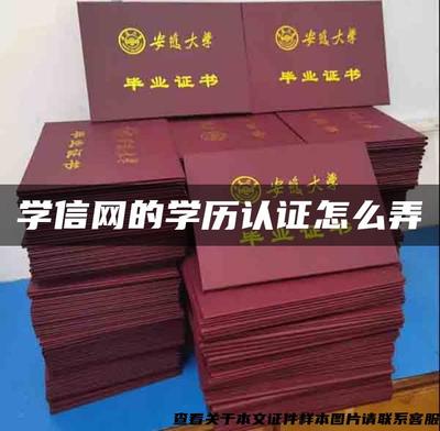 学信网学历认证流程详解及招生辅助软件服务介绍
